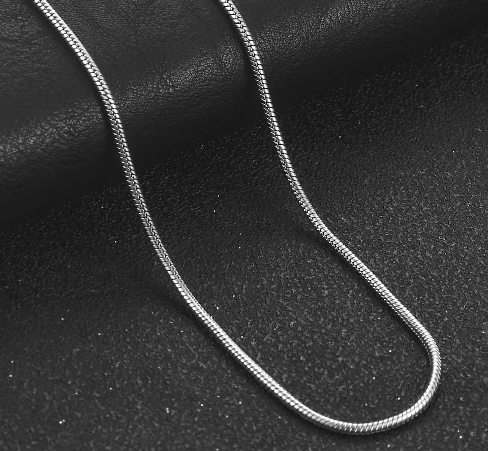 Colar corrente modelo rabo de rato masculino unissex