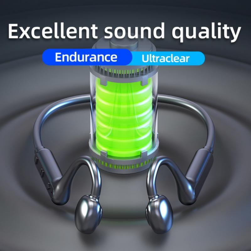 À prova dwireless água sem fio tws fone de ouvido ks15 verdadeira condução óssea bluetooth fone de ouvido estéreo pescoço esportes fone de ouvido com microfone
