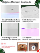 Purificador De Ar E Difusor Ambiente Com Umidificação Silenciosa Ultrassônica