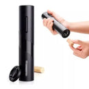 Abridor De Vinho Elétrico a Pilhas Premium Preto