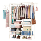 Rack Sapateira Arara Guarda Roupa Portatil Arara Multifuncional Sapato Oraganiza