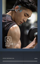 À prova dwireless água sem fio tws fone de ouvido ks15 verdadeira condução óssea bluetooth fone de ouvido estéreo pescoço esportes fone de ouvido com microfone