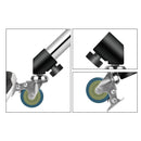 Tripé grande de aço inoxidável, 2,8m, suporte de luz dobrável, perna mágica