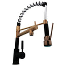 TORNEIRA GOURMET VIP MONOCOMANDO MISTURADOR PRETO ROSE GOLD