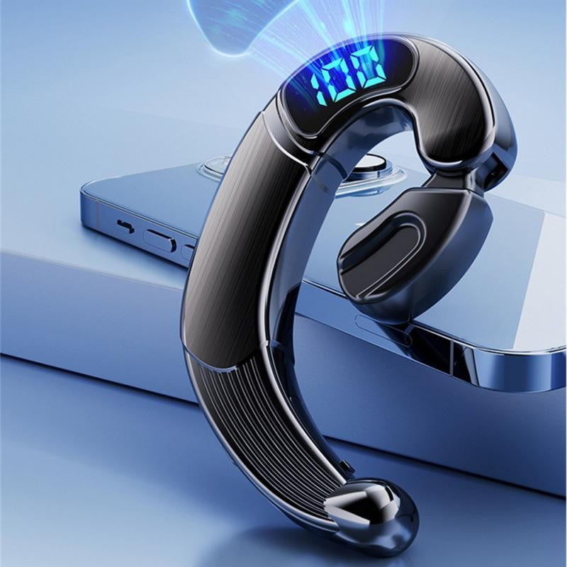 Fone de ouvido sem fio V20 Bone Conduction, fones de ouvido compatíveis com Blu