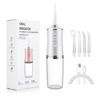 Irrigador Dental Oral Elétrico 3 Modos Fio Dental Portátil Recarregável USB 2