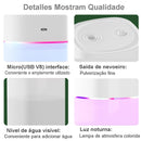 Purificador De Ar E Difusor Ambiente Com Umidificação Silenciosa Ultrassônica