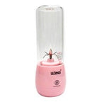 Liquidificador portátil Lelong LE-782 450 mL com USB rosa e jarra de vidro