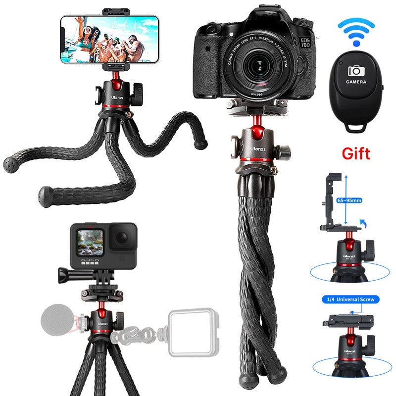 Ulanzi MT-11 polvo flexível mini tripé para gopro iphone smartphone dslr câme