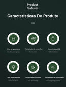 Purificador De Ar E Difusor Ambiente Com Umidificação Silenciosa Ultrassônica