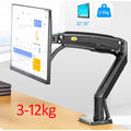 Novo braço de mola a gás f100a, suporte para monitor de tela de 22-35 polegada