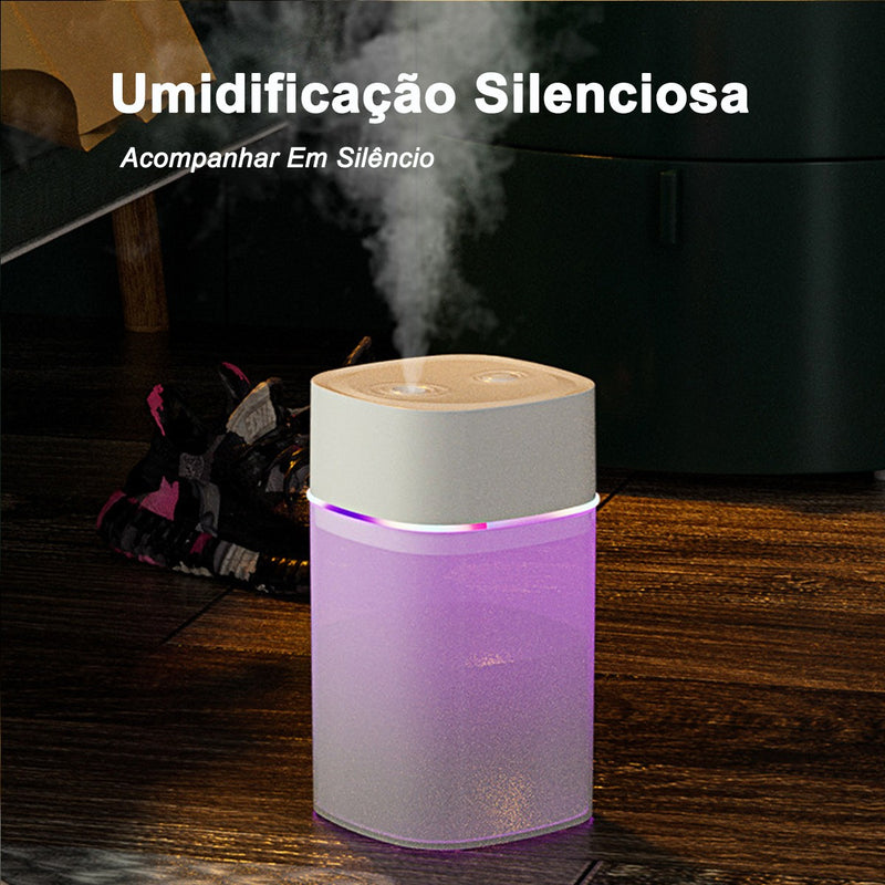Purificador De Ar E Difusor Ambiente Com Umidificação Silenciosa Ultrassônica