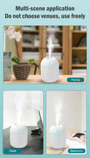Umidificador de Ar Inteligente Pequeno, Máquina Aromaterapia, 250ml, Mini, Gran