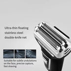 Kemei Multi funcional Impermeável 3-em-1 Beleza Set Faca Cabeça USB Barba Barbea