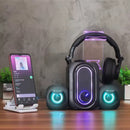 Caixa De Som Portátil Bluetooth Boombox Ampliada Som Potente Recarregável Alta