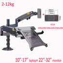 Suporte de mesa para monitor de TV LCD NB H180 FP-2, Mola a Gás, Full Motion, B