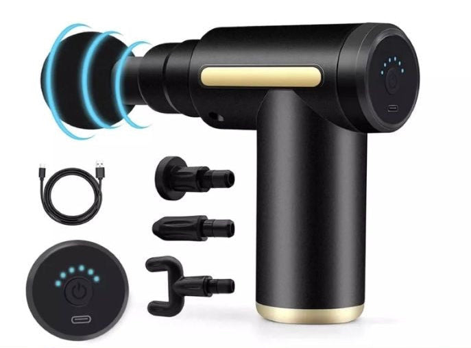 Massageador profissional elétrico do músculo, alta frequência, controle a distân