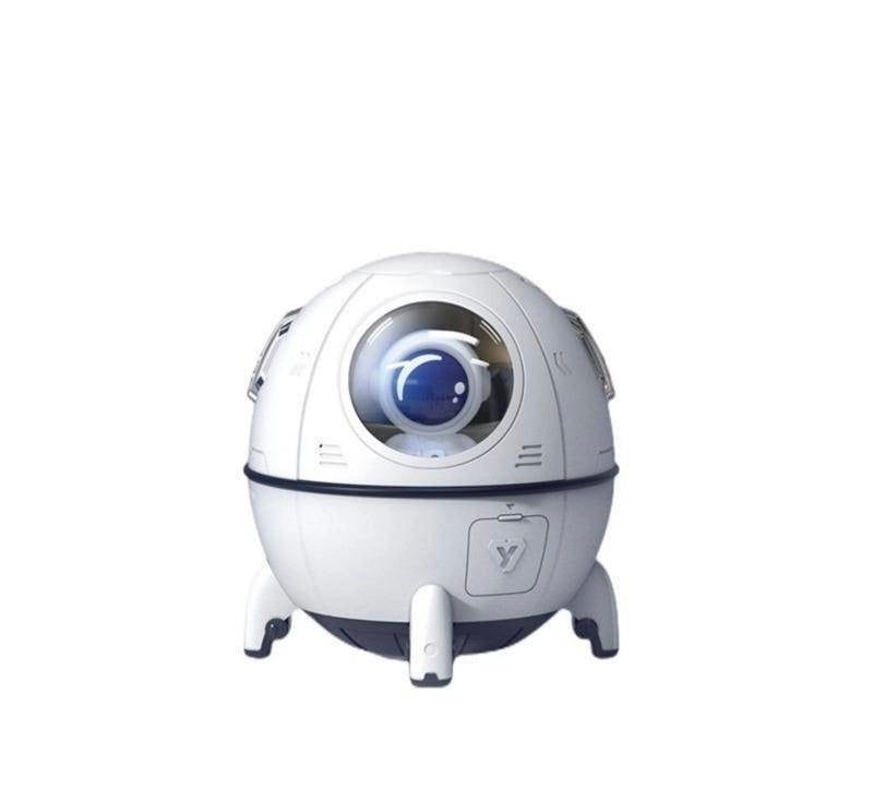 Umidificador de Ar Astronauta 220ml Luz LED Colorida Pulverizador de Névoa USB