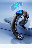 Fone de ouvido sem fio V20 Bone Conduction, fones de ouvido compatíveis com Blu