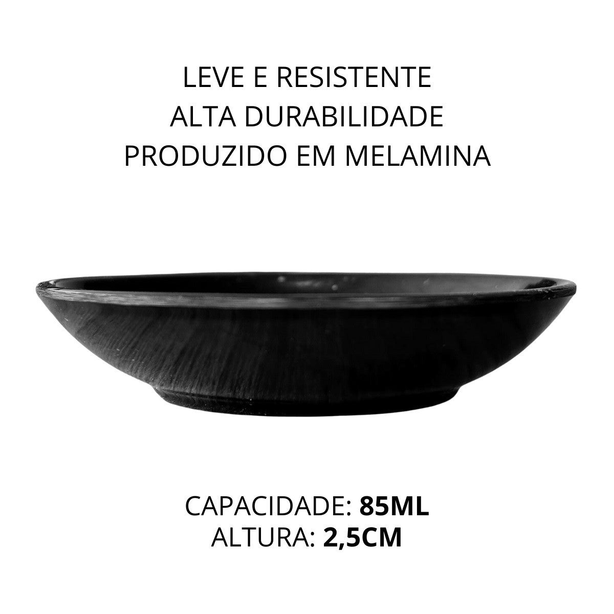 Molheira Melamina Restaurante Japonês Porta Molho Shoyo