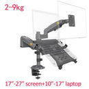 Suporte de mesa para monitor de TV LCD NB H180 FP-2, Mola a Gás, Full Motion, B