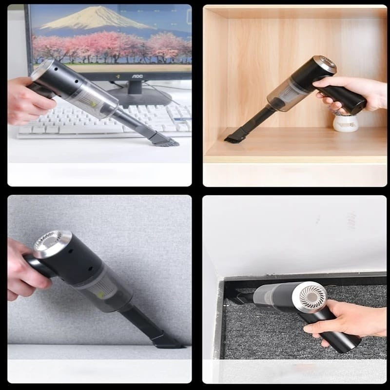 ⭐️⭐️⭐️⭐️⭐Mini Aspirador De Pó Portátil Automotivo e Casa Potente Recarregável