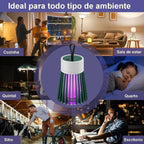 Led uv luz repelente de mosquitos