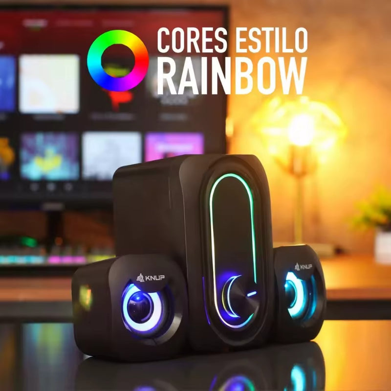 Caixa De Som Portátil Bluetooth Boombox Ampliada Som Potente Recarregável Alta