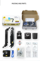 Novo braço de mola a gás f100a, suporte para monitor de tela de 22-35 polegada