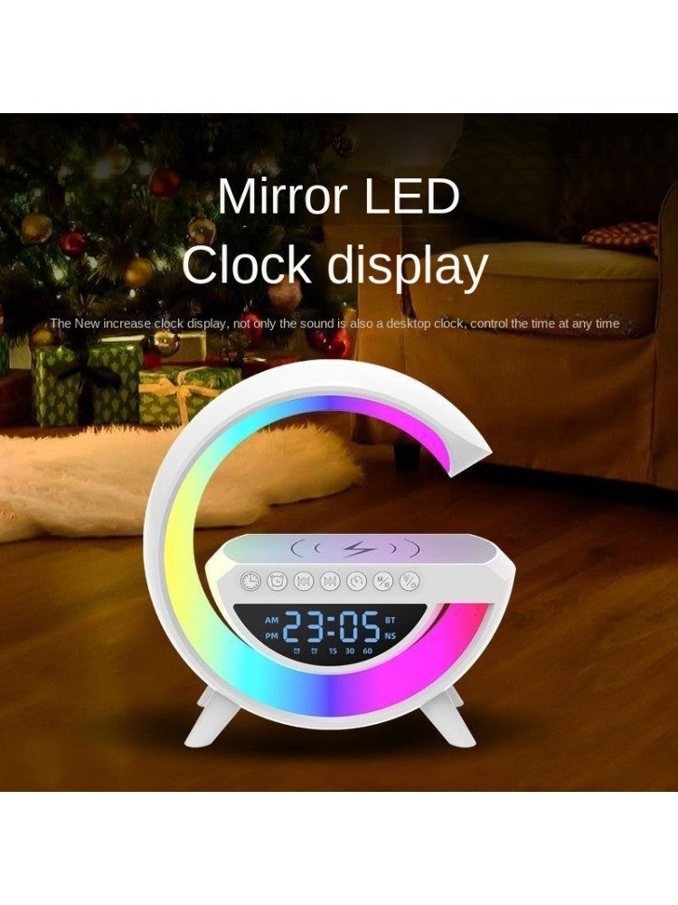 Alto-falante bluetooth multifuncional com luz noturna alto-falante de carregamen