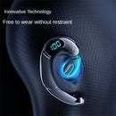 Fone de ouvido sem fio V20 Bone Conduction, fones de ouvido compatíveis com Blu