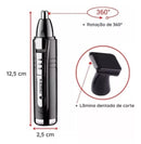 Máquina Recarregável para Barba Pêlos Nariz Sobrancelha Orelha Costeleta KM-6