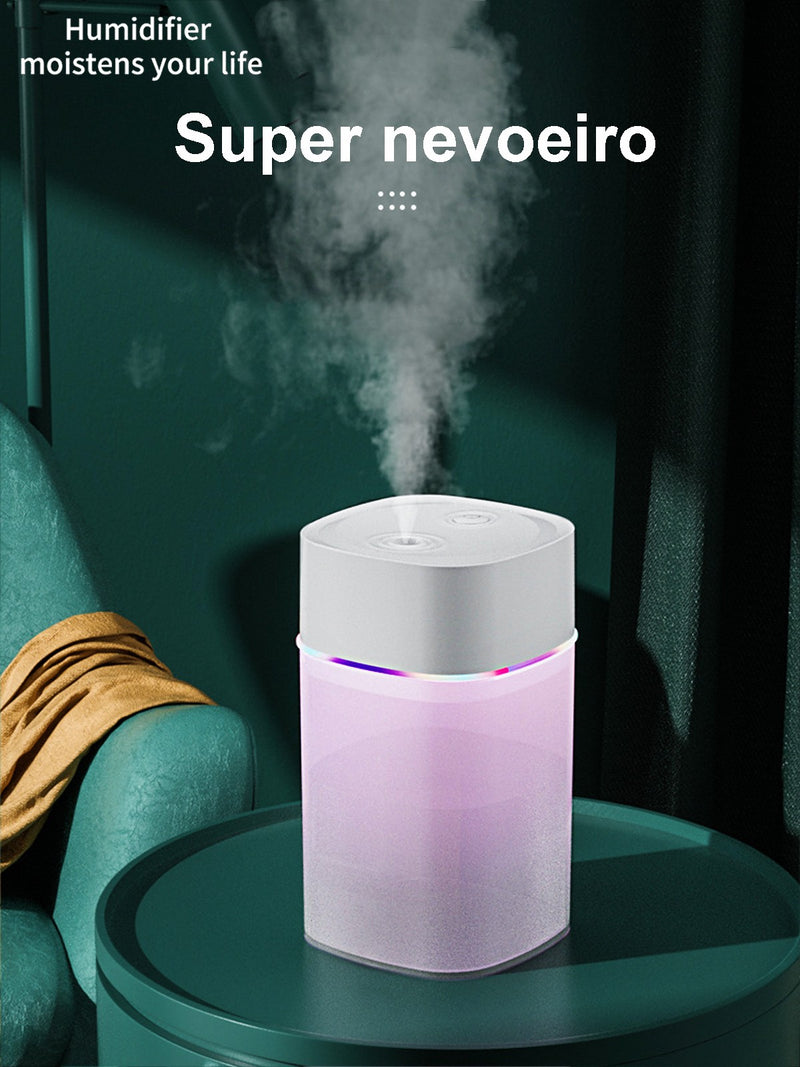 Purificador De Ar E Difusor Ambiente Com Umidificação Silenciosa Ultrassônica