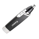 Aparador de Pelos e Depilador Kemei KM-6512, Para Nariz e Orelha, Elétrico e Por