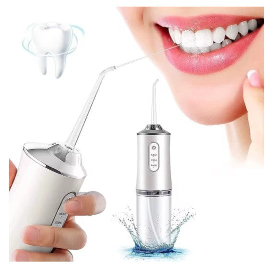 Irrigador Dental Oral Elétrico 3 Modos Fio Dental Portátil Recarregável USB 2