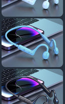 À prova dwireless água sem fio tws fone de ouvido ks15 verdadeira condução óssea bluetooth fone de ouvido estéreo pescoço esportes fone de ouvido com microfone