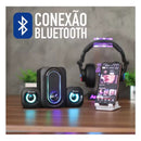 Caixa De Som Portátil Bluetooth Boombox Ampliada Som Potente Recarregável Alta