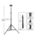 200CM Mobile Phone Live Suporte Foto Tripé Multi-Funcional Gravação de Vídeo