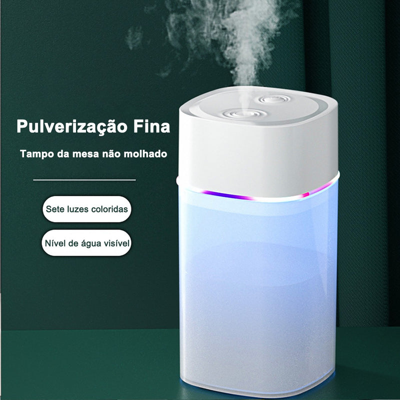 Purificador De Ar E Difusor Ambiente Com Umidificação Silenciosa Ultrassônica