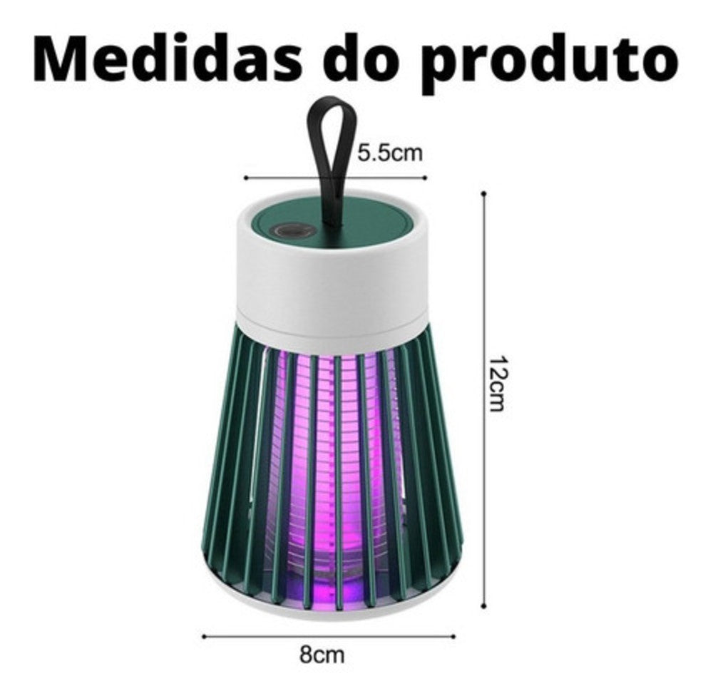 Led uv luz repelente de mosquitos