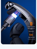 Fone de ouvido sem fio V20 Bone Conduction, fones de ouvido compatíveis com Blu