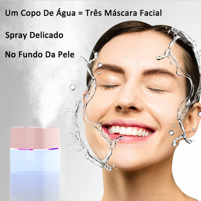 Purificador De Ar E Difusor Ambiente Com Umidificação Silenciosa Ultrassônica