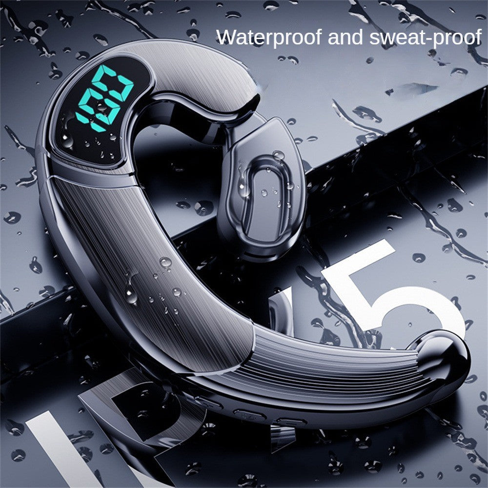 Fone de ouvido sem fio V20 Bone Conduction, fones de ouvido compatíveis com Blu