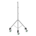 Tripé grande de aço inoxidável, 2,8m, suporte de luz dobrável, perna mágica