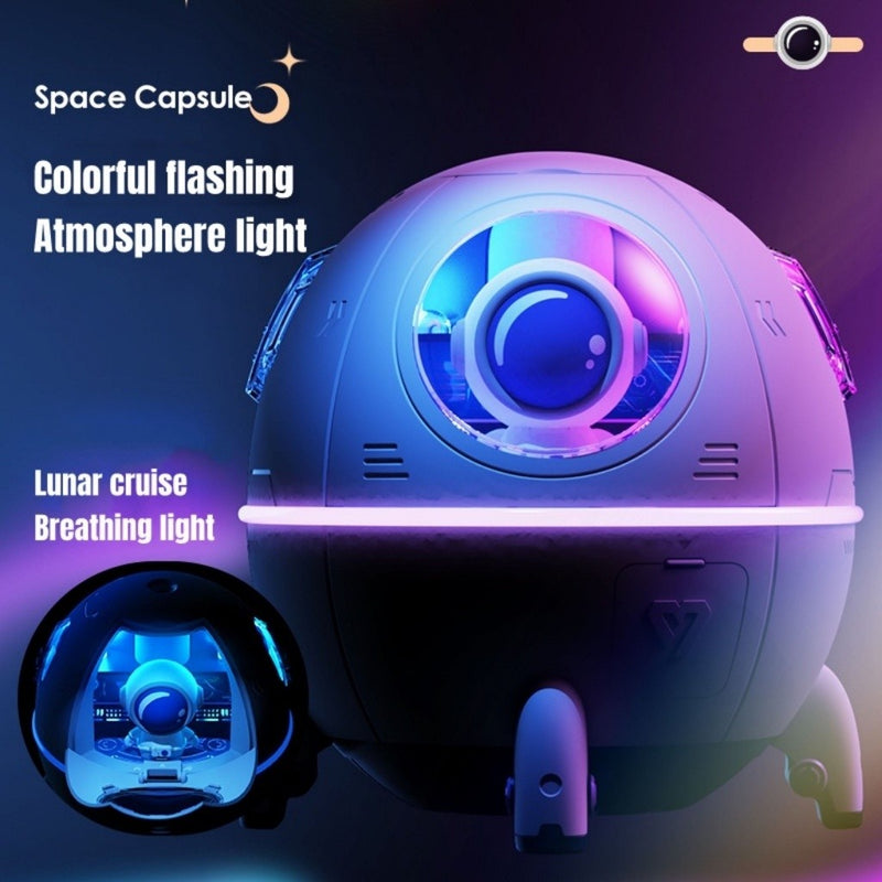 ⭐️⭐️⭐️⭐️⭐️ Umidificador de Ar Astronauta 220ml Luz LED Colorida Pulverizador de Névoa USB