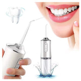 Irrigador Dental Oral Elétrico 3 Modos Fio Dental Portátil Recarregável USB 2