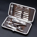 Kit Cortador De Unha Manicure Portatil Estojo Pinca Tesoura Material de aço ino