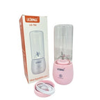 Liquidificador portátil Lelong LE-782 450 mL com USB rosa e jarra de vidro
