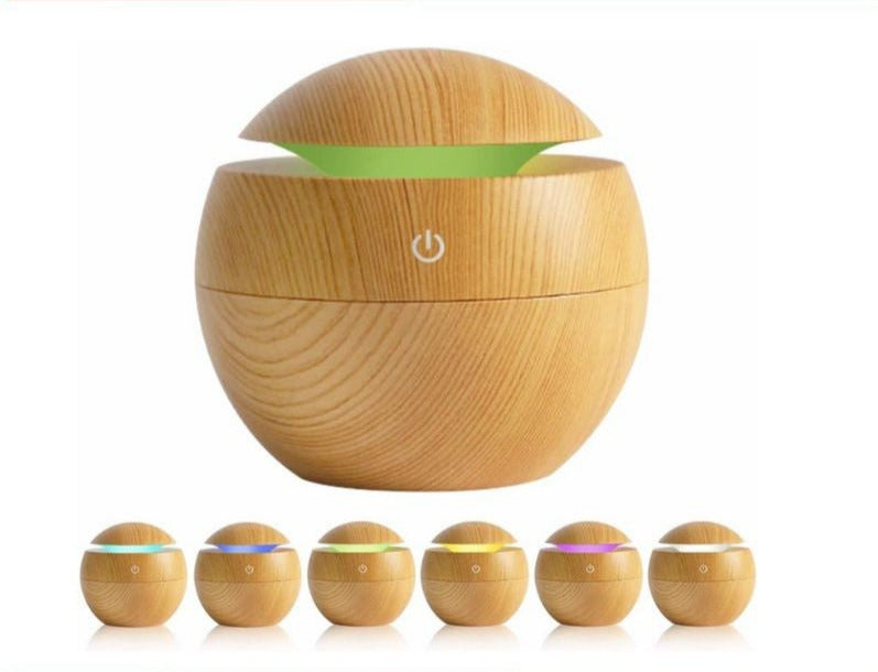 Difusor Aromatizador De Óleo Essencial, 7 Núcleos, Elétrico + Carregador USB