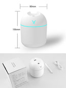 Umidificador de Ar Inteligente Pequeno, Máquina Aromaterapia, 250ml, Mini, Gran